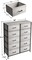 Sorbus Dresser with 10 Drawers - Storage Unit Organizer Chest for Clothes - Bedroom, Room, Nursery, & Closet - Steel Frame, Wood Top & Handles, and Easy Pull Fabric Bins